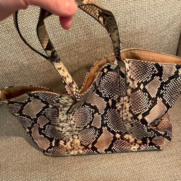 Hobbs Danby 100% Leather Python Tote Bag - Picture 3 of 12